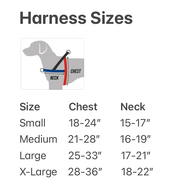 Small Harnesses (made with 5/8 in. heavy duty poly blend webbing)