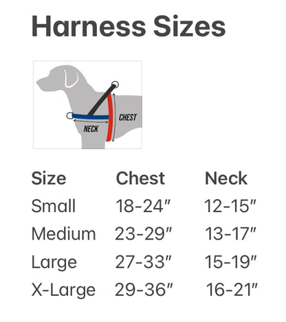 X Large Harnesses (made with 1 in. heavy duty poly blend webbing)